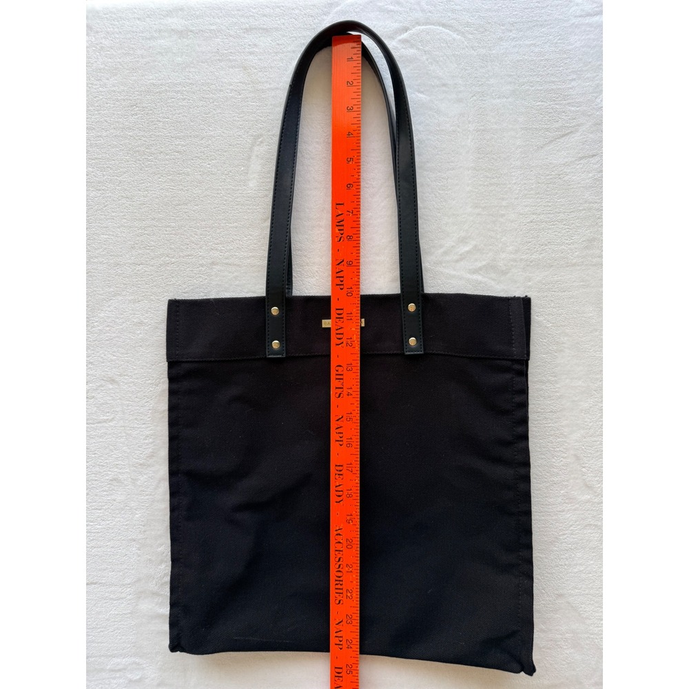 Ralph Lauren Women's Tote Bag Black Canvas Shoulder Bag Handbag Purse - Picture 12 of 16